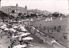 MODERN CARD the Dimension Of Cannes Azure the Beach and Hotels