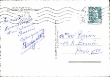 CPM La Cote D'Azur Cannes La Plage et les Hotels