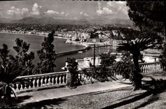 POSTAL MODERNA la dimensión de la opinión del azul (a) Niza