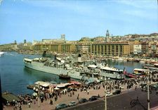 CPM Merseille Le Vieux Port Quai du Port Bateau
