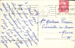 MODERN CARD St Jean de Luz View of Bay and the Rhone