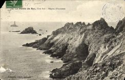 CPA La Pointe du Raz Cote sud Region d'Audierne