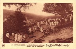 VINTAGE POSTCARD Moulay Idriss did Them of the Sultan in pilgrimage