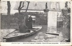 CPA Janvier 1910 Neuilly Saint James Sortie d'une propriete
