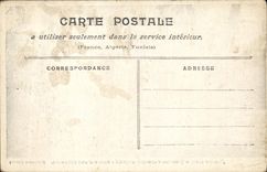 La VENDIMIA POSTAL enero de 1910 Neuilly santo James salió de una característica