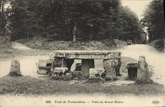 VINTAGE POSTCARD Foret of Fontainebleau Counts of the Large Master