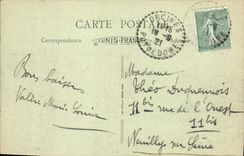 VINTAGE POSTCARD Illustrated Auvergne Summit of Puy de Dome the Observatory and ruins of the Mercury Temple