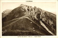 CPA L'Auvergne Le Puy De Sancy Aspect Ouest