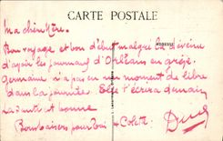 POSTAL Orleans de la VENDIMIA la catedral co. Ataque frontal de la cruz norteña