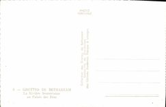 MODERN CARD Caves De Betharram the Underground River with the Palate of the Fairies