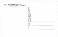 MODERN CARD Dourdan the Strong Castle the Automobile Porch of enfree