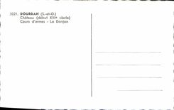 MODERN CARD Dourdan the Castle Course of weapons the Keep