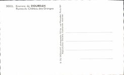 CPM Environs de Dourdan Ruines du Chateau des Granges