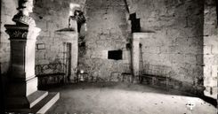 MODERN CARD Dourdan Rez of choussee of the Keep Chimney Bust of Saint Louis