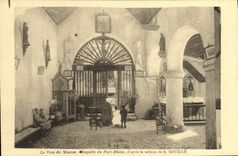 VINTAGE POSTCARD the Wish of Foam Vault of the White Port the taleau of Face