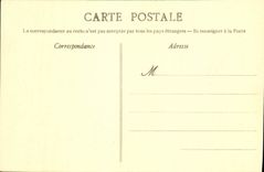 VINTAGE POSTCARD the Wish of Foam Vault of the White Port the taleau of Face