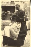 VINTAGE POSTCARD the Woman of the Sinner according to the table of Face