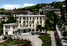 MODERN CARD Riviera dei Flowered Grown Bordighera Alberghi