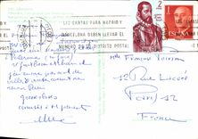 CPM Granada Alhambra vista general con Sierra Nevada