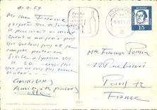 MODERN CARD Hamburg Alsterarkaden and Rathaus