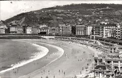 MODERN CARD San Sebastian Playa of Concha