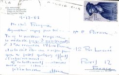 MODERN CARD San Sebastian Playa of Concha