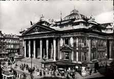 POSTAL MODERNA Bruselas la bolsa de acción