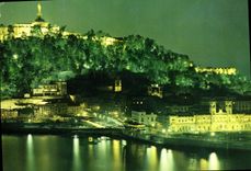 MODERN CARD San Sebastian Vista nocturna LED Assembles URgull there Ayuntamiento