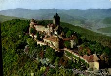POSTAL MODERNA el castillo de alto Koenigsbourg