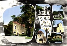 MODERN CARD Country Of Jeanne Lorraine Domremy Native house the Virgin