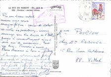 MODERN CARD Puy Of Pariou Crater Old Volcano