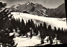 MODERN CARD Megeve Mont Blanc And the Ideal Country cottage Sport