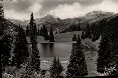 MODERN CARD Chatel Lake De Conches