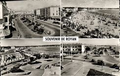 CPM Souvenir De Royan Rue de la Republique Bd Frederic Garnier Bd de la Grandiere 