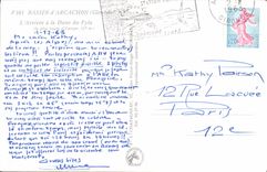 MODERN CARD Basin of Arcachon the Arrival To the Dune Of Pyla