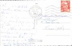 MODERN CARD To remember De Chemille castle