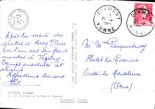 CPM Vezelay La Basilique Et La Maison Romane