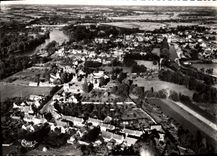 CPM Diou Vue Generale Aerienne La Loire Et Le Canal