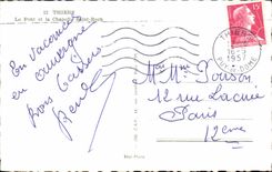 MODERN CARD Thiers the Bridge And La Chapelle Holy Roch