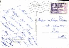 MODERN CARD the Picturesque Cantal Holy Flour View