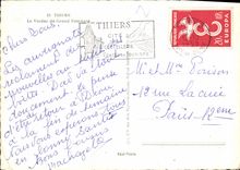 MODERN CARD Thiers the Viaduct Of the Great Turning