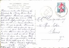 MODERN CARD Auvergne Castles Cords Mural Chouvigny Tournoel Grangefort Chazeron