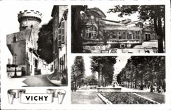 MODERN CARD Vichy the tower of the clock the casino