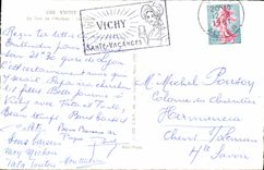 MODERN CARD Vichy the tower of the clock the casino