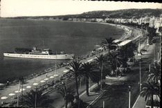 CPM Nice Promenade Des Anglais Bateau 