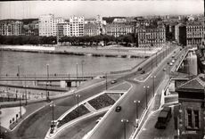 POSTAL MODERNA Lyon salió el túnel del puente De Lattre De Tassigny