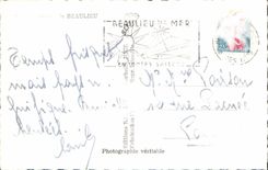 MODERN CARD To remember De Beaulieu