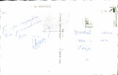 MODERN CARD To remember Of Monaco