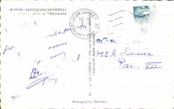 MODERN CARD Holy Jean Cape Ferrat View Taken De Villefranche