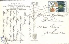 MODERN CARD To remember Of Hendaye